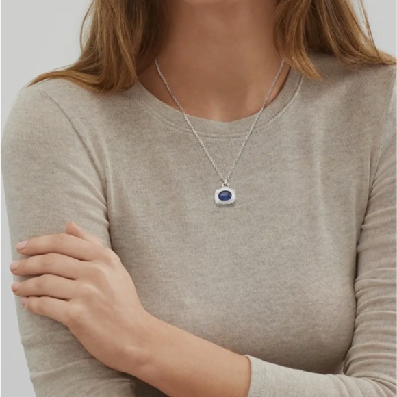 Silpada “Unforgettable” Sapphire & .985 Sterling - Picture 2 of 4